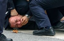 بازداشت یکی از معترضان در شانگهای توسط پلیس چین