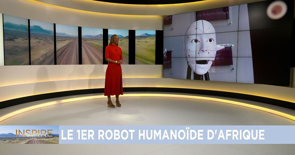 Un robot parle d'intelligence artificielle - BBC News Afrique