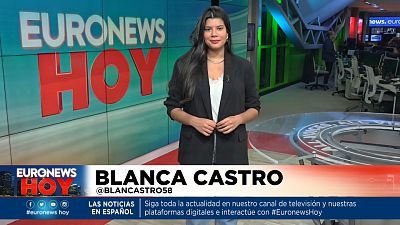 Blanca Castro presenta la edición de este viernes de Euronews Hoy. 