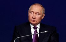ولادیمیر پوتین رئیس جمهور روسیه در دهمین کنگره ملی قضات در مسکو، ۲۹ نوامبر ۲۰۲۲.