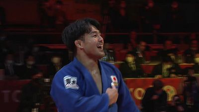 Begeisterung bei Soichi Hashimoto: Er siegte in der Gewichtsklasse bis 73 Kilogramm