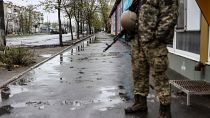 سرباز روس در منطقه دونباس