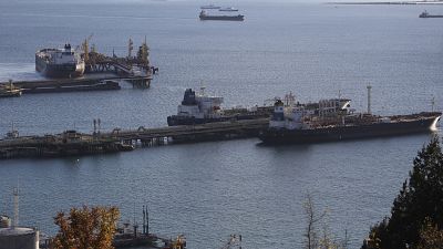 Нефтяные танкеры в Новороссийске