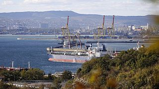 Orosz tanker a kikötőben