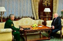Lukasenka és Sojgu minszki megbeszélése