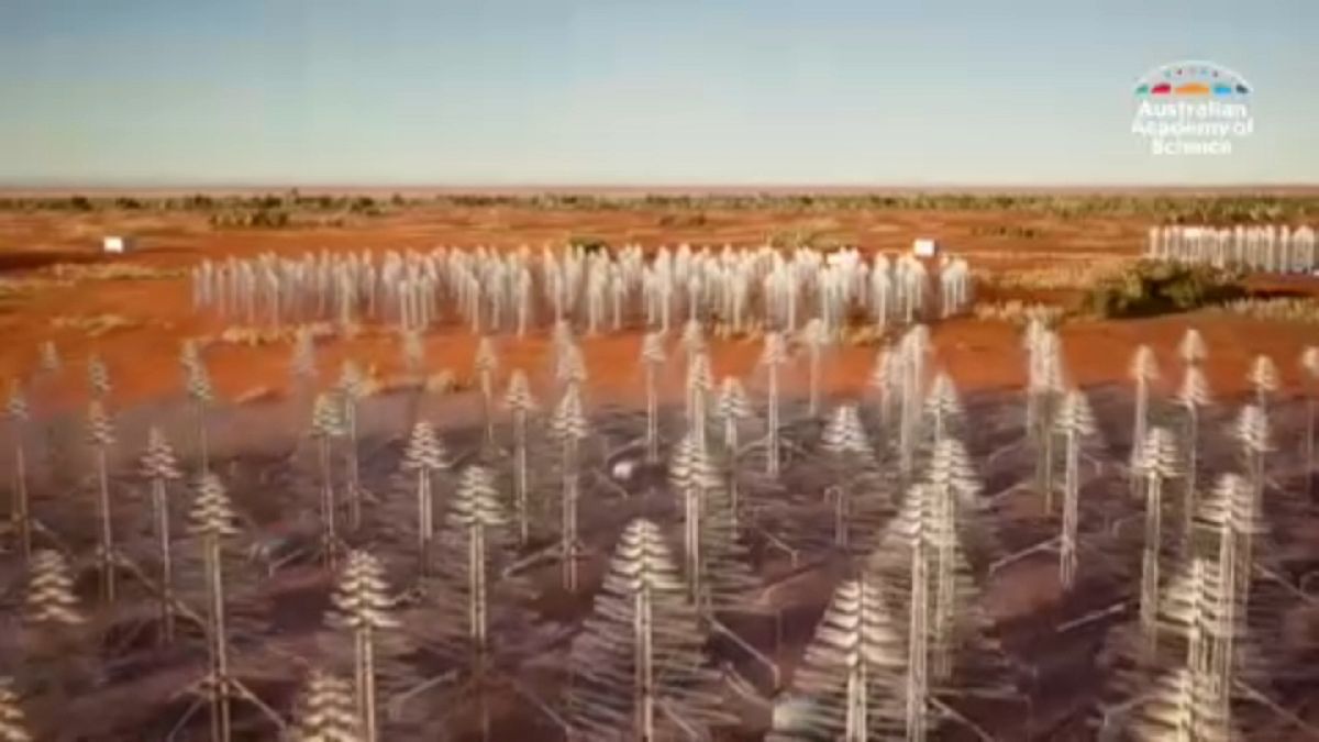 Las antenas ubicadas en Australia