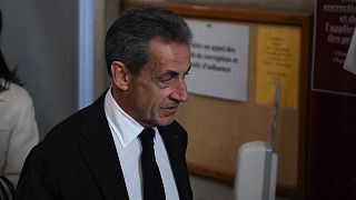L'ex-président Nicolas Sarkozy à son arrivée au tribunal de Paris, le 5 décembre 2022