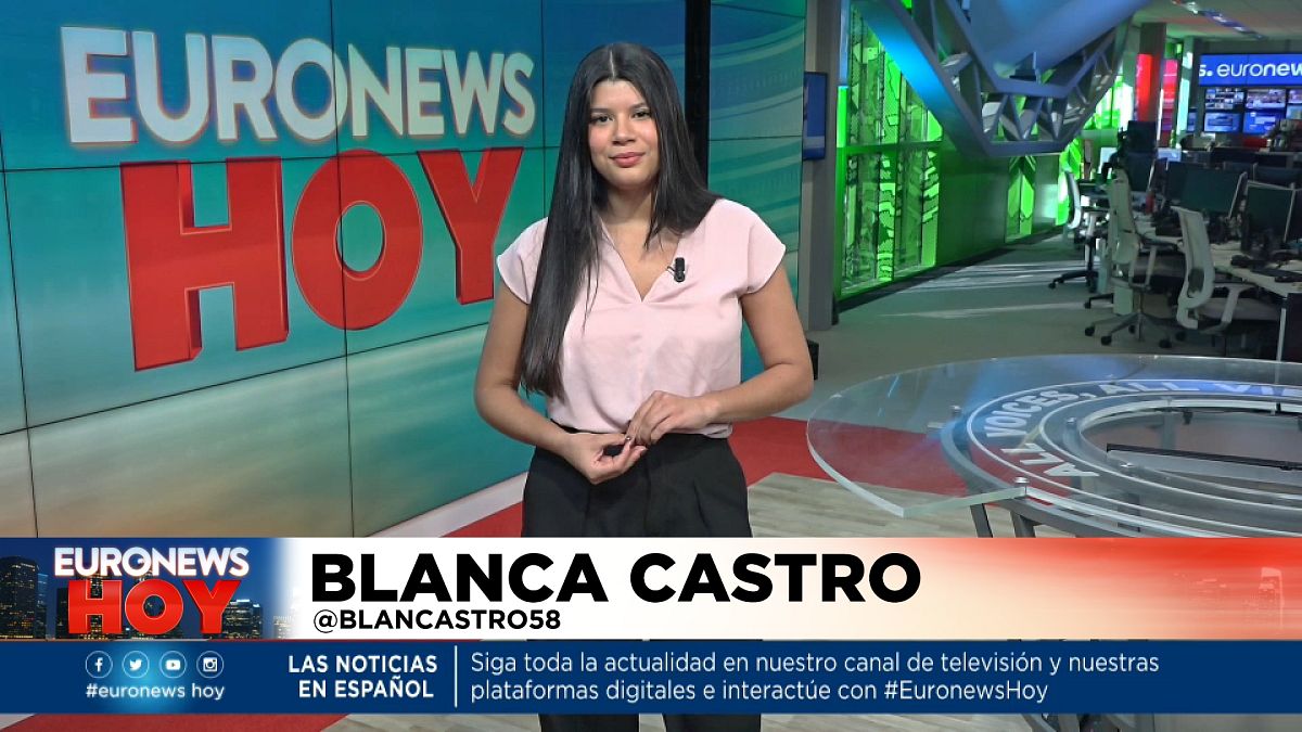 Blanca Castro presenta este lunes Euronews Hoy. 