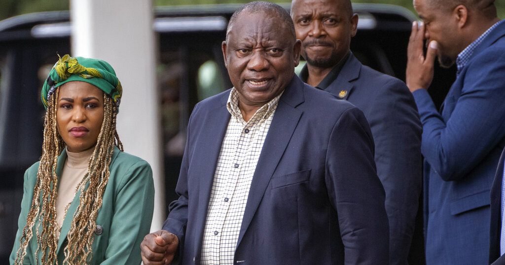 South Africa’s ANC to vote against impeachment of president Ramaphosa