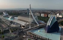 Blick auf die moderne Architektur von Valencia, 2022