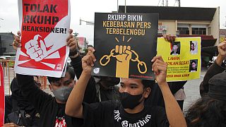 Proteste gegen die Strafrechtsreform in Yogyakarta, Dienstag 6. Dezember 2022