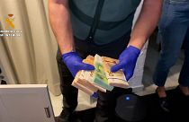 Police seized nearly €800,000 in cash as part of the raids in Andalucia.