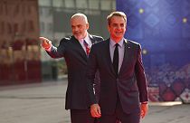 Ο Αλβανός πρωθυπουργός Έντι Ράμα υποδέχεται τον Έλληνα ομολογό του Κυριάκο Μητσοτάκη στη Σύνοδο ΕΕ- Δ. Βαλκανίων στα Τίρανα