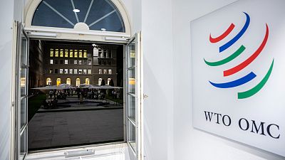 The headquarters of the World Trade Organization (WTO), in Geneva, Switzerland, June 16, 2022.