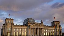 Archives : le Bundestag (chambre basse du parlement allemand) - Berlin, le 07/02/2022