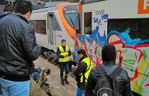 Acidente ferroviário provoca 155 feridos em Espanha