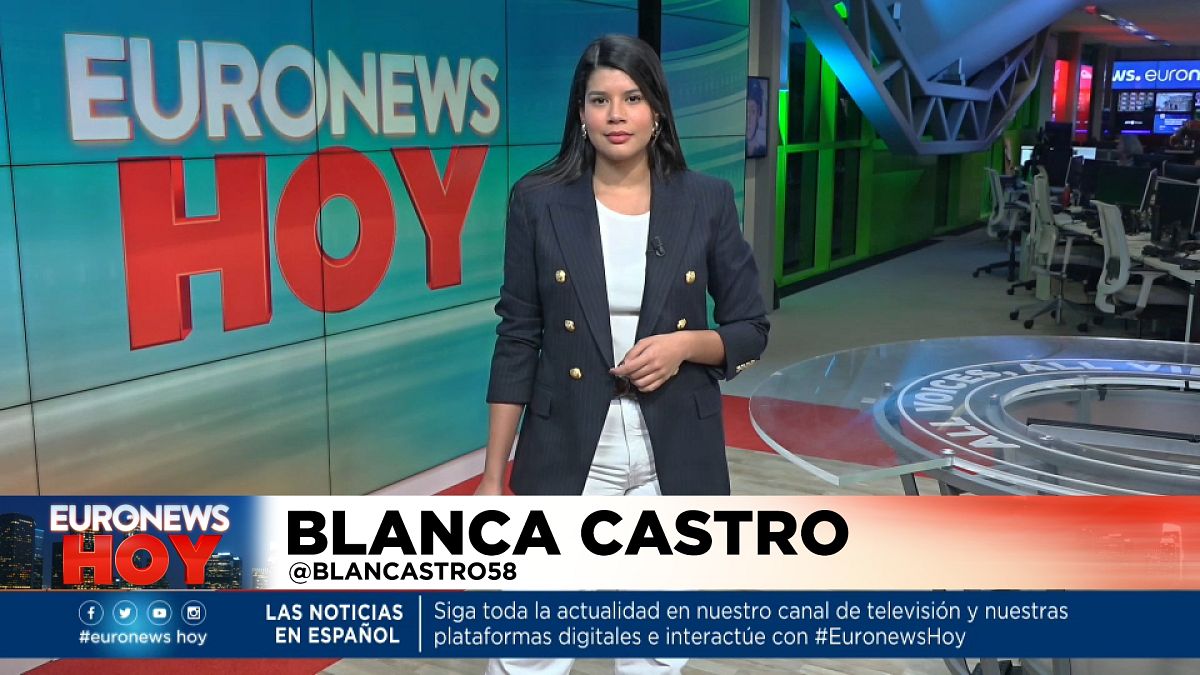 Blanca Castro presenta este miércoles Euronews Hoy. 