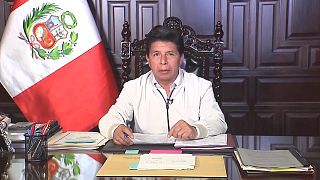 Педро Кастильо объявляет о роспуске парламента, 7 декабря 2022 г.