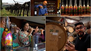 Wine makes up less than one percent of India's massive alcohol market.