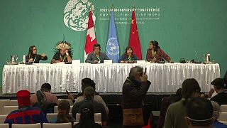 Представители коренных народов на 15-й Конференции ООН по биоразнообразию в Монреале / канада