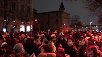 Crowds at Lyon Festival of Light