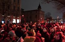 Crowds at Lyon Festival of Light