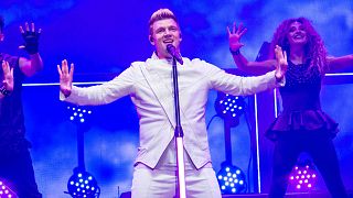 Nick Carter of the Backstreet Boys performs during the Festival d'ete de Quebec, 2017 