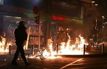 Беспорядки в Греции не прекращаются с понедельника