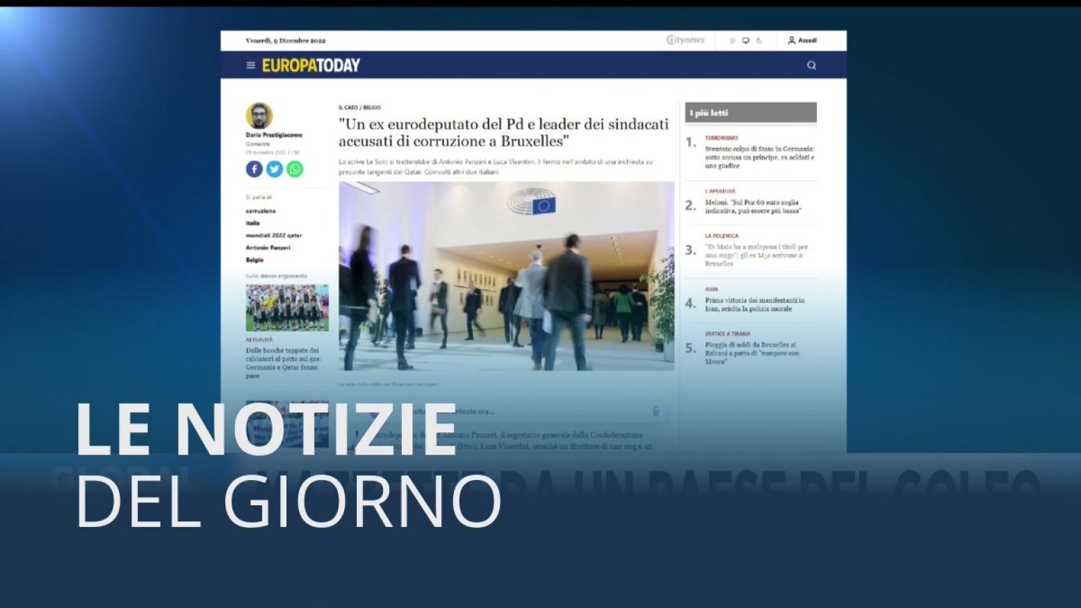 Le notizie del giorno | 10 dicembre - Mattino