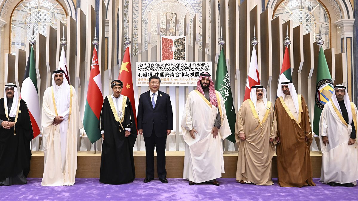 رهبران شش کشور حاشیه خلیج فارس به همراه رئیس جمهوری چین