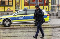 پلیس آلمان هنگام مداخله پس از یک گروگانگیری در درسدن