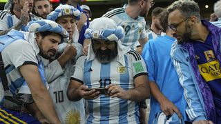 أنصار المنتخب الأرجنتيني في قطر