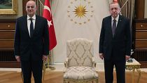 Cumhurbaşkanı Erdoğan, 15 Nisan 2021'de Yunanistan Dışişleri Bakanı Dendias'ı kabul etmişti