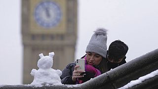 La neige à Londres, le 12 décembre 2022