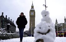 Neve em Londres, Inglaterra