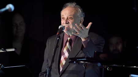 Angelo Badalamenti at the David Lynch Foundation Music Festival in Los Angeles (April 1, 2015)