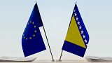 پرچم‌های بوسنی و اتحادیه اروپا