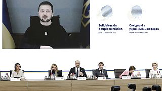 Paris'te Ukrayna için destek konferansı