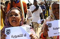 متظاهرون في الخرطوم، السودان