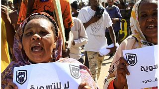 متظاهرون في الخرطوم، السودان