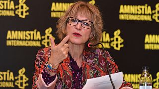  المديرة العامة لمنظمة العفو الدولية أنييس كالامار تعتبر أن مقتل نحو 20 مهاجرًا حاولوا العبور إلى جيب مليلية الإسباني في يونيو هو عملية "قتل جماعي"، 13 ديسمبر 2022.