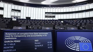 Az Európai Parlament ülésterme kedden