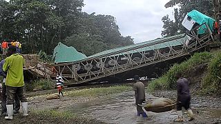DRC's North Kivu province awaits repairs to collapsed bridge