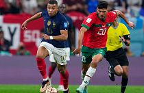 پیروزی قرانسه مقابل مراکش در نیمه نهایی جام جهانی قطر
