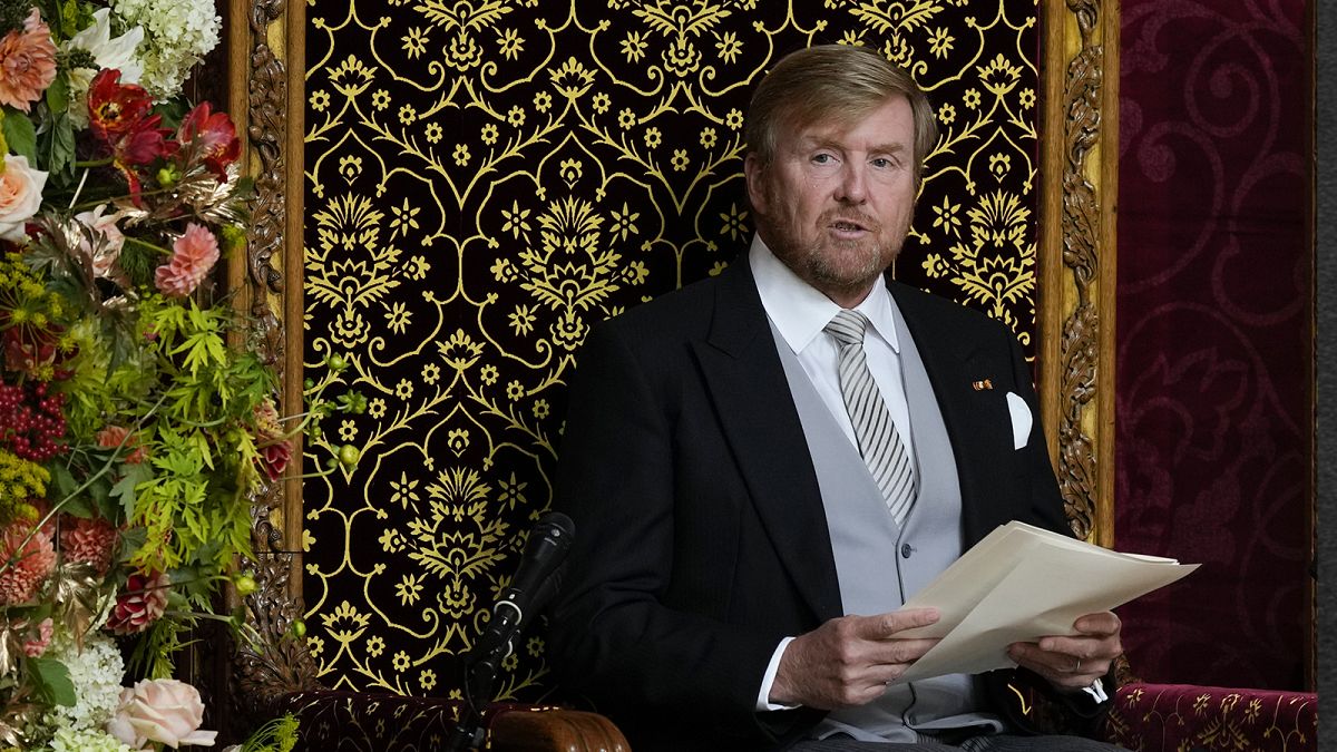 Dutch King Willem-Alexander marked the opening of the parliamentary year with a speech in The Hague, 21 September 2021