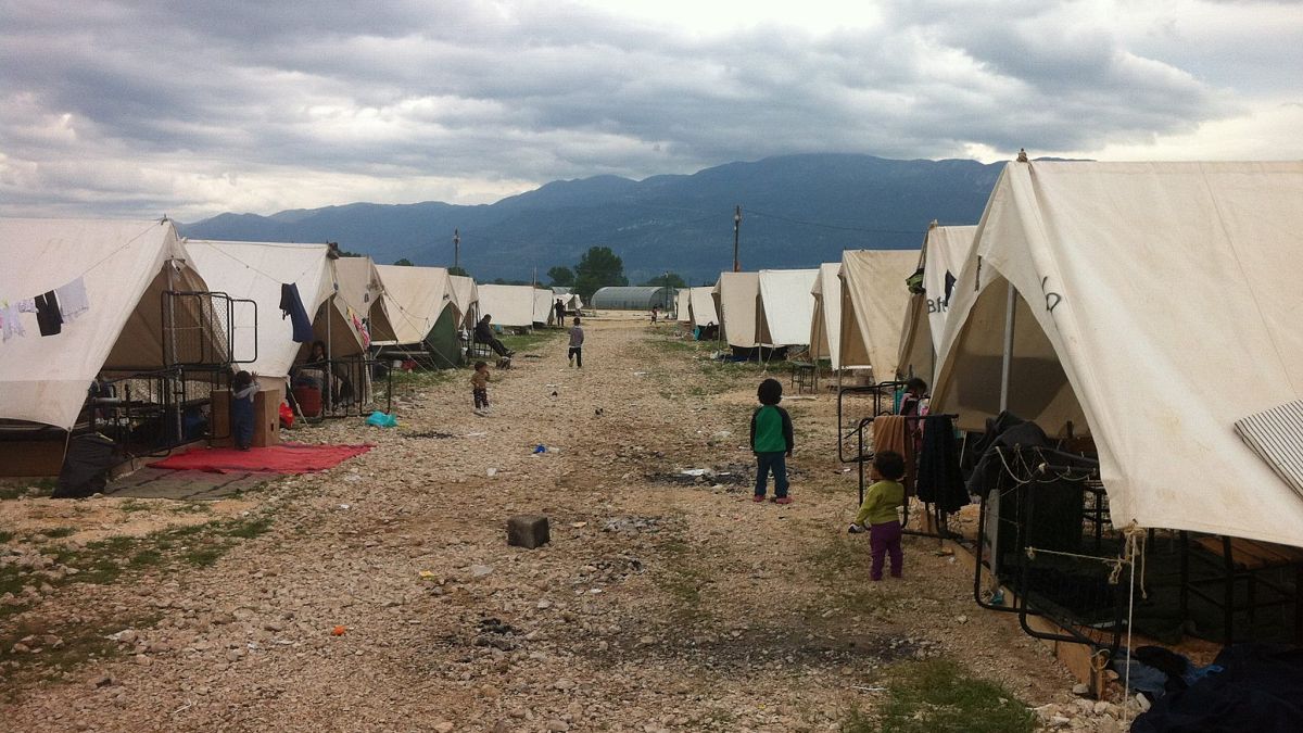 40 días en un campo de refugiados en Grecia durante la crisis de migrantes de 2016.