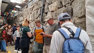 Turistas retidos em Machu Picchu