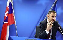Eduard Heger szlovák kormányfő 2022 októberében