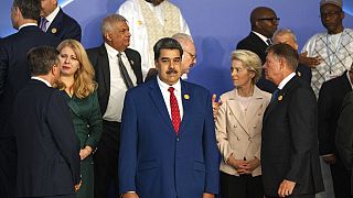 El presidente de Venezuela, Nicolás Maduro, en la Cumbre del Clima de la ONU COP27 en Sharm el-Sheikh, Egipto, 7 de noviembre de 2022.