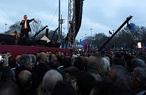 Υποστηρικτές του Εκρέμ Ιμάμογλου στην Κωνσταντινούπολη
